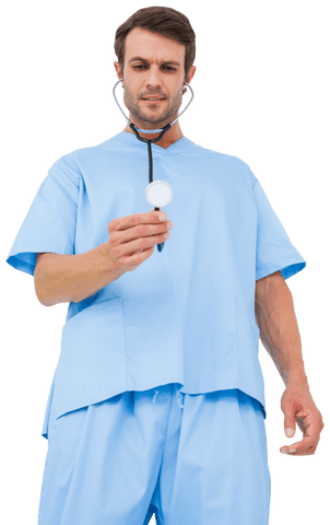 transparent surgeon holding stethoscope for medical diagnosis - Download Free Stock Videos Pikwizard.com