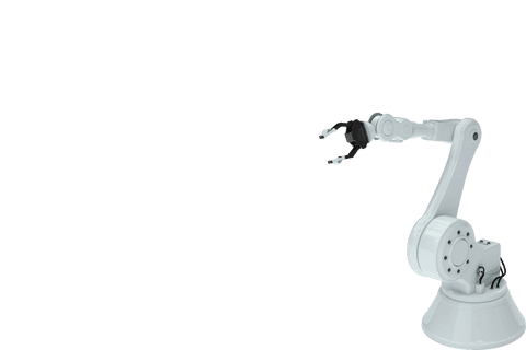 White Robotic Arm on Transparent Background with Copy Space - Download Free Stock Videos Pikwizard.com