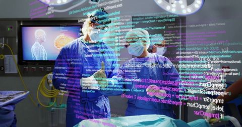 Data-Driven Surgery: Surgeons Collaborate in Digital Operation Room - Download Free Stock Images Pikwizard.com