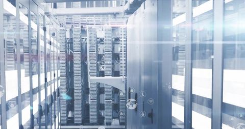 Modern Data Center with Cloud Computing Integration - Download Free Stock Images Pikwizard.com