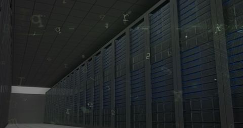 Cybersecurity Concept with Data Center Illumination - Download Free Stock Images Pikwizard.com