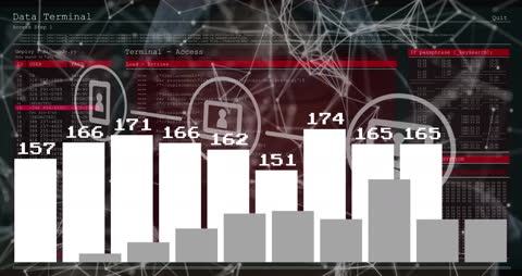 Global Networking and Cyber Security Technology Concept