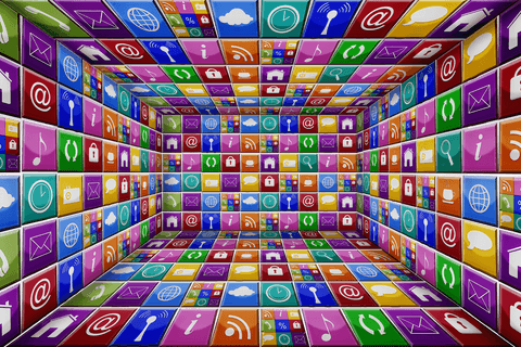 Vibrant Communication Symbols Room on Transparent Background - Download Free Stock Videos Pikwizard.com
