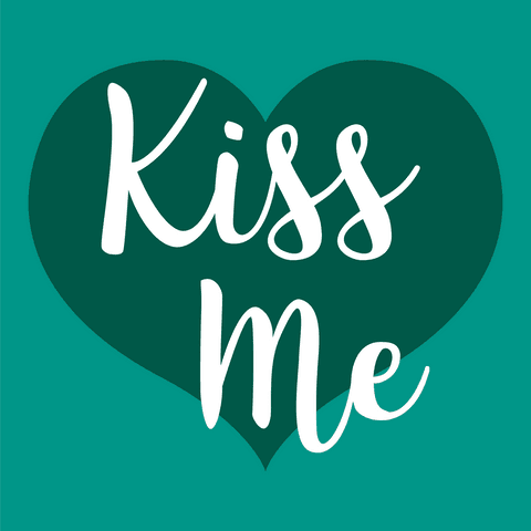 Romantic Kiss Me Text on Transparent Heart Background - Download Free Stock Videos Pikwizard.com