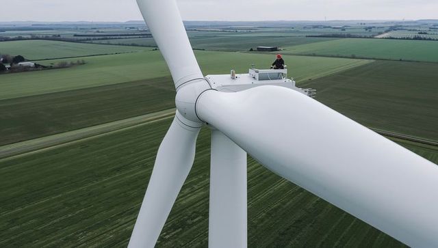 Safety Check on Wind Turbine by Technician in Embracing Sustainable Practices