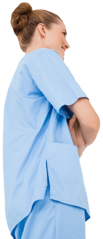 Confident Caucasian Female Doctor on Transparent Background - Download Free Stock Videos Pikwizard.com