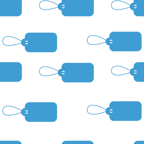 Seamless Blue Label Pattern on Transparent Background Design - Download Free Stock Videos Pikwizard.com