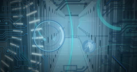 Futuristic Animation of 5G Technology in Data Center