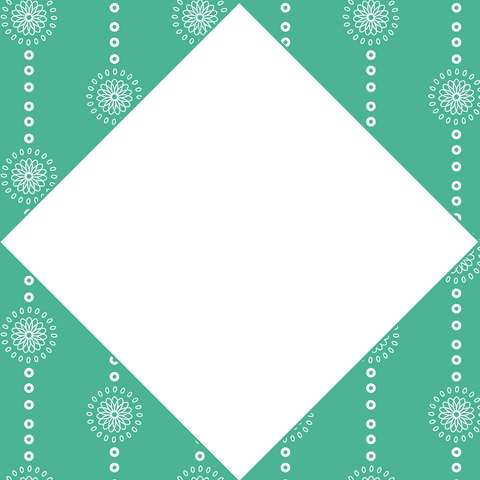 geometric white diamond on transparent green background with space - Download Free Stock Videos Pikwizard.com
