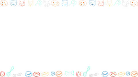 Transparent Playful Pet-Themed Border with Line-Art Icons - Download Free Stock Videos Pikwizard.com
