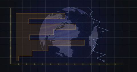 Global Data Processing Representation with Graphs - Download Free Stock Images Pikwizard.com