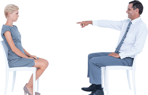 transparent business discussion with pointing gesture - Download Free Stock Videos Pikwizard.com