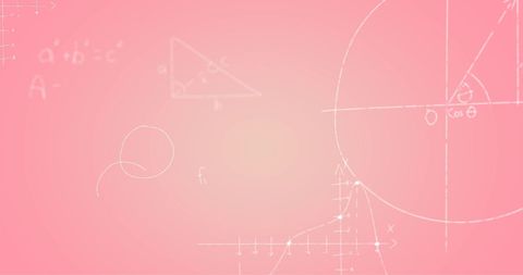 Mathematical Formulas on Pink Background for Learning - Download Free Stock Images Pikwizard.com