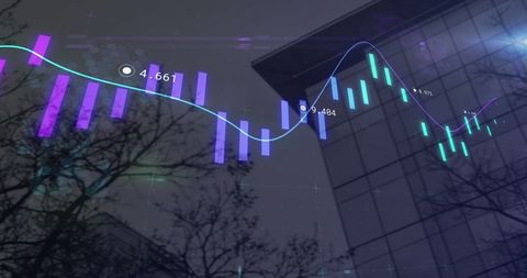 Digital Interface Displaying Statistics Over Cityscape - Download Free Stock Images Pikwizard.com