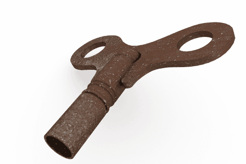 rustic brown clock key illustration on transparent background - Download Free Stock Videos Pikwizard.com