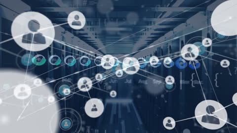 Digital Social Media Network Connectivity in Data Center