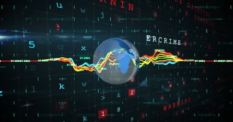 Digital World Map with Data Analytics Visualization - Download Free Stock Images Pikwizard.com