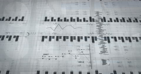 Financial Data Overlay on Agricultural Landscape Processing Concept