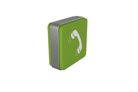 3d phone handset icon illustration on transparent background - Download Free Stock Videos Pikwizard.com