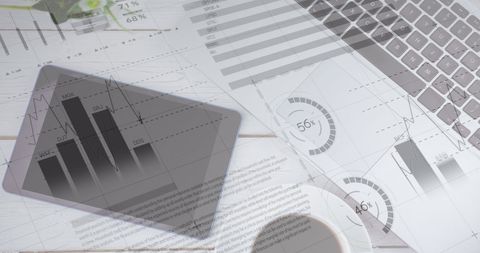 Global Finance Digital Operations Concept with Tablet and Laptop - Download Free Stock Images Pikwizard.com