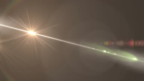 Glowing White Light Moving Over Beam with Energy Background