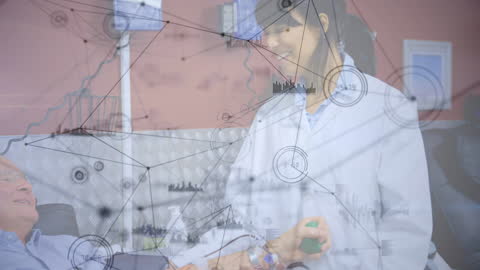 Innovative Healthcare Technology with Doctor and Senior Patient