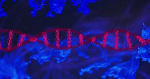 DNA Strand and Binary Code in Digital Technology Concept - Download Free Stock Images Pikwizard.com