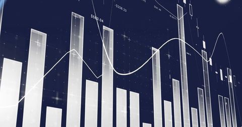 Digital Financial Data and Analytics on Dark Interface - Download Free Stock Images Pikwizard.com