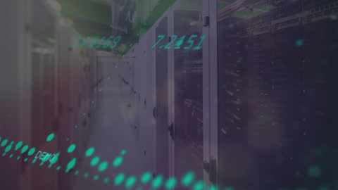 Digital Data Flow in Modern Server Farm