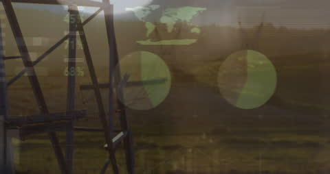 Digital Data Overlays on Pylons and Fields