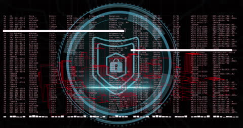 Digital Interface Prestige: Futuristic Data Processing Display