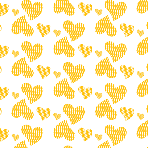 Yellow Hearts Transparent Pattern Background for Creative Design - Download Free Stock Videos Pikwizard.com