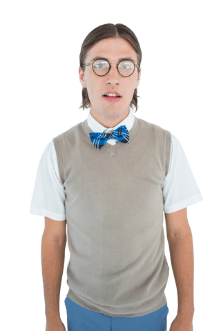 transparent geeky hipster in clothing - Download Free Stock Videos Pikwizard.com