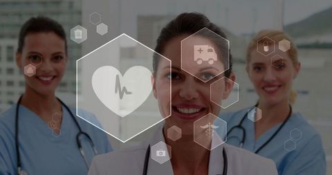 Female healthcare professionals collaborating in medical innovation