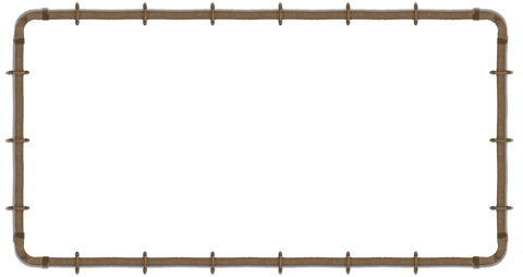 Transparent Eco-Friendly Bamboo Frame with Rope Lashings