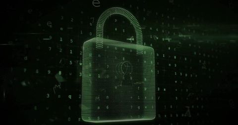 Digital Padlock Security in Cyber Space - Download Free Stock Images Pikwizard.com