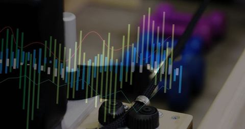Data visualization on industrial control module workbench