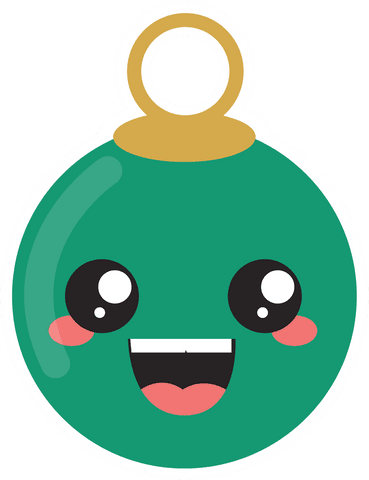 Cute Smiling Christmas Bauble on Transparent Background - Download Free Stock Videos Pikwizard.com