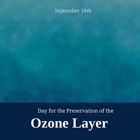 World Ozone Day Illustration and Preservation Awareness Background - Download Free Stock Templates Pikwizard.com