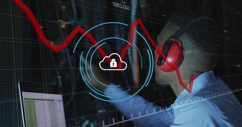 Data Security and Analysis in Computer Servers - Download Free Stock Images Pikwizard.com