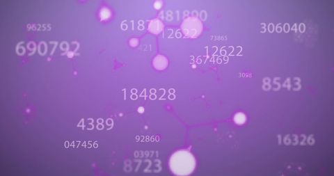 Abstract Digital Interface with Data Points - Download Free Stock Images Pikwizard.com