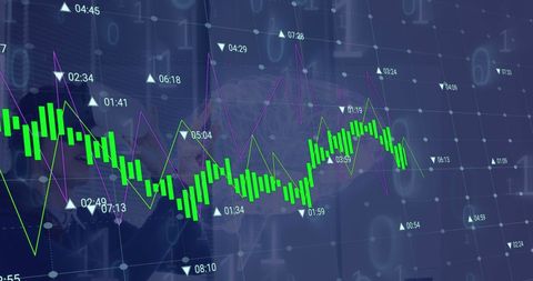 Financial Data Visualization over Brain and Woman with VR Headset - Download Free Stock Images Pikwizard.com