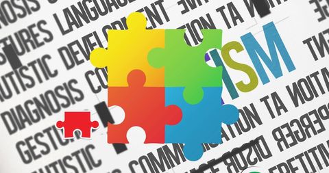 Colorful Puzzle Pieces Celebrating Autism Awareness - Download Free Stock Images Pikwizard.com
