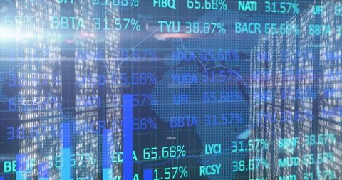 Holographic Financial Data Interfaces in Server Environment - Download Free Stock Images Pikwizard.com
