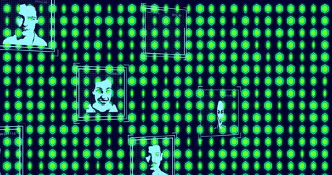 Futuristic Data Privacy Technology Illustration