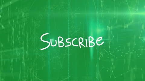 Subscribe Text Banner with Network Background