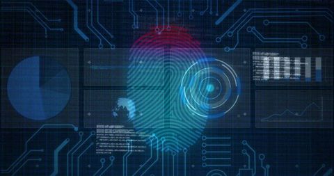 Biometric Fingerprint Authentication Technology Concept - Download Free Stock Images Pikwizard.com