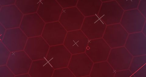 Abstract Hexagonal Red Background with Geometric Lines - Download Free Stock Images Pikwizard.com