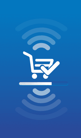 transparent digital shopping and wi-fi icons illustration - Download Free Stock Videos Pikwizard.com