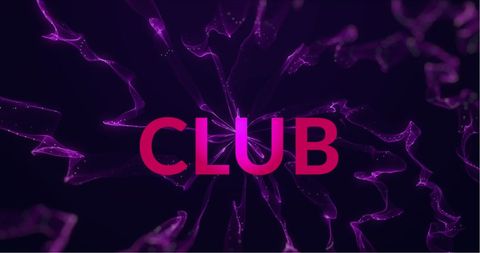 Club Vibes with Digitally Generated Pink Neon Trails - Download Free Stock Images Pikwizard.com